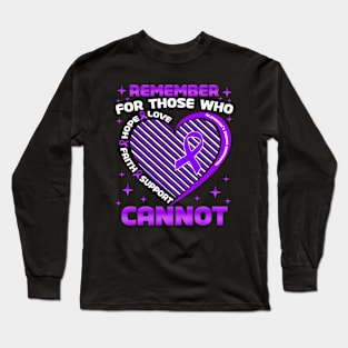 Remember For Those Who Cannot Alzheimer'S Detia Long Sleeve T-Shirt